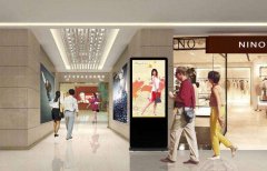 Shopping mall information release plan